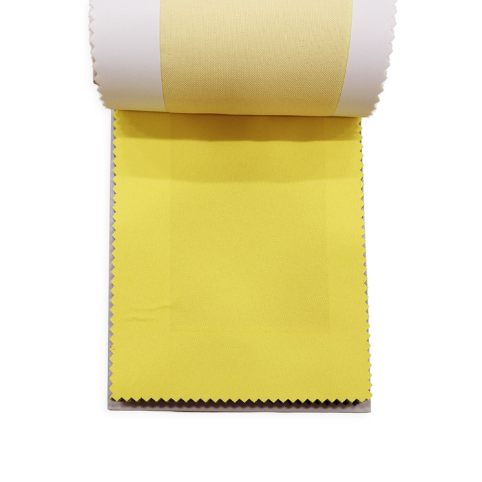 Polyester Swatch Booklet yellow swatch close up