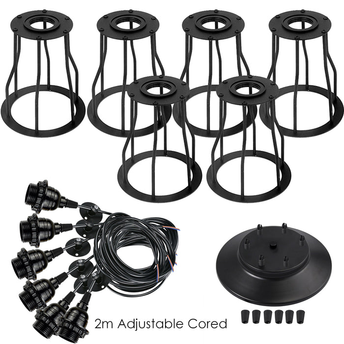Retro Vintage Chandelier Ceiling Spider Light Industrial Pendant Lamp