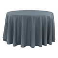 Round Polyester 132" Tablecloth - Pewter