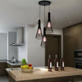 Rustic 3 Lights Industrial Pendant Light E27 Hanging Light Fixture~2693 - LEDSone UK Ltd