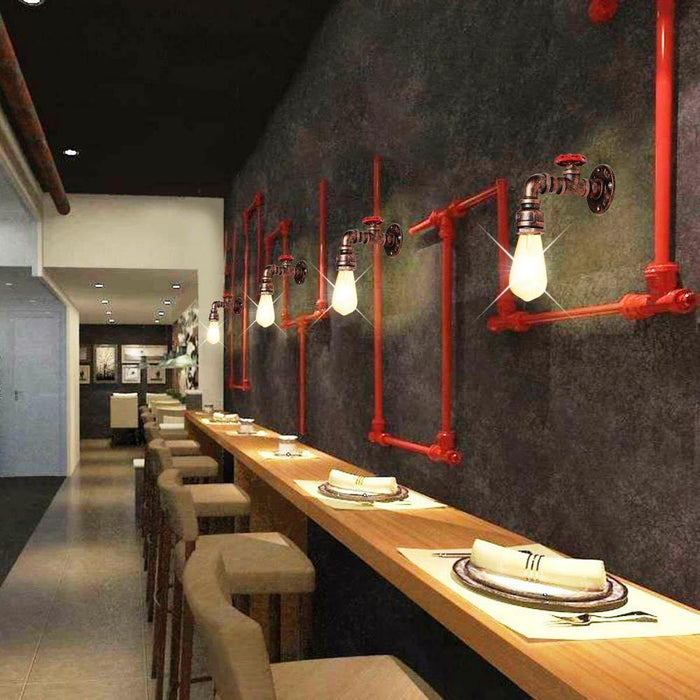 Water Pipe Wall Lighting (5)