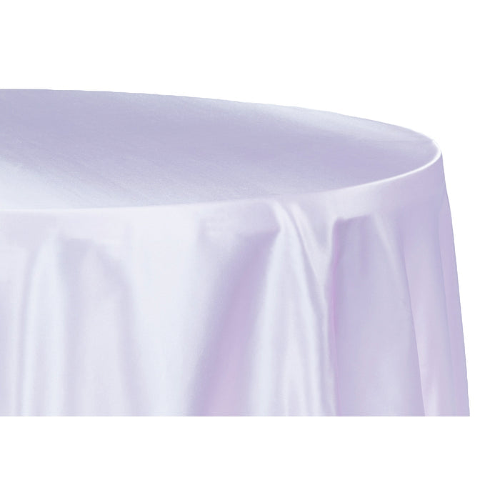 Satin 108" Round Tablecloth - Lavender - CV Linens