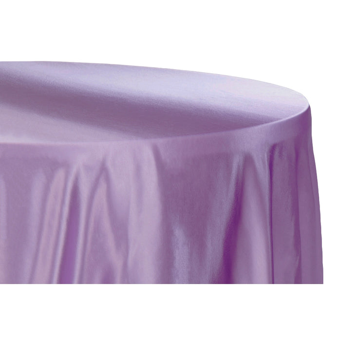 Satin 132" Round Tablecloth - Victorian Lilac/Wisteria - CV Linens