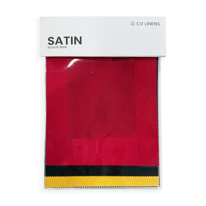 Satin Swatch Booklet front