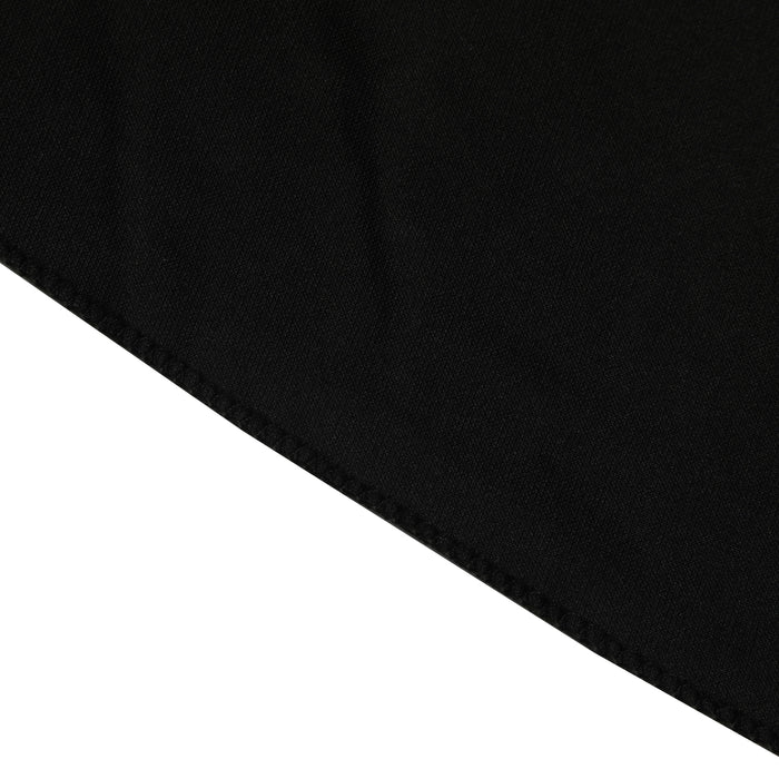 Scuba 90"x156" Rectangular Oblong Tablecloth - Black