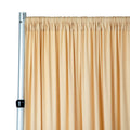 Spandex 4-way Stretch Backdrop Drape Curtain 10ft H x 60" W - Champagne