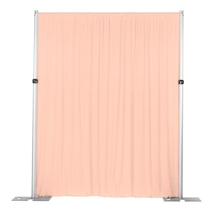 Spandex 4-way Stretch Backdrop Drape Curtain 16ft H x 60" W - Blush/Rose Gold