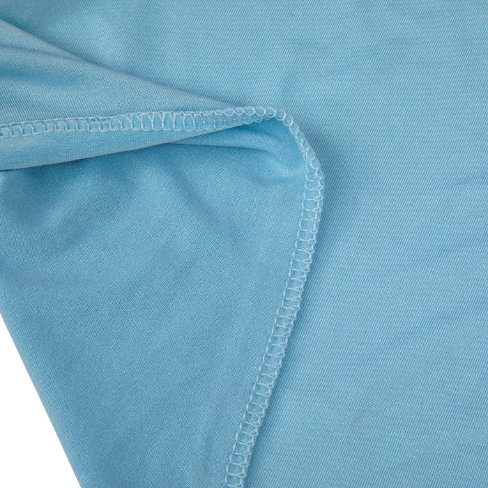 Spandex Arch Cover for Round 7.5 ft Wedding Arch Stand - Baby Blue