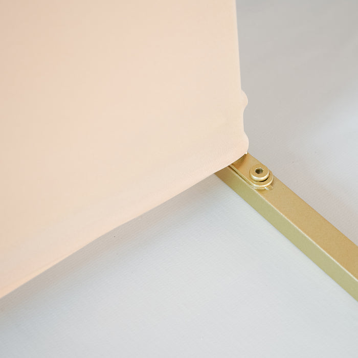 Spandex Arch Covers for Chiara Frame Backdrop 3pc/set - Champagne