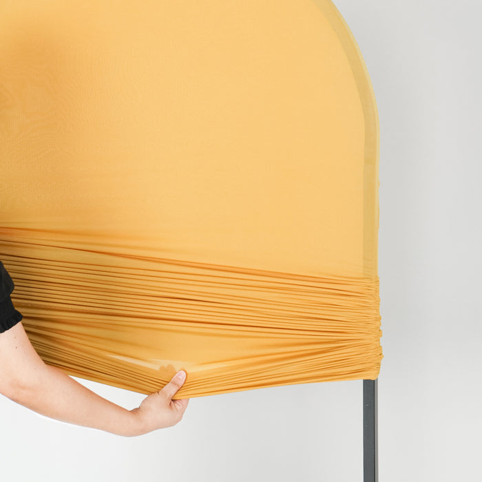 Spandex Arch Covers for Chiara Frame Backdrop 3pc/set - Gold