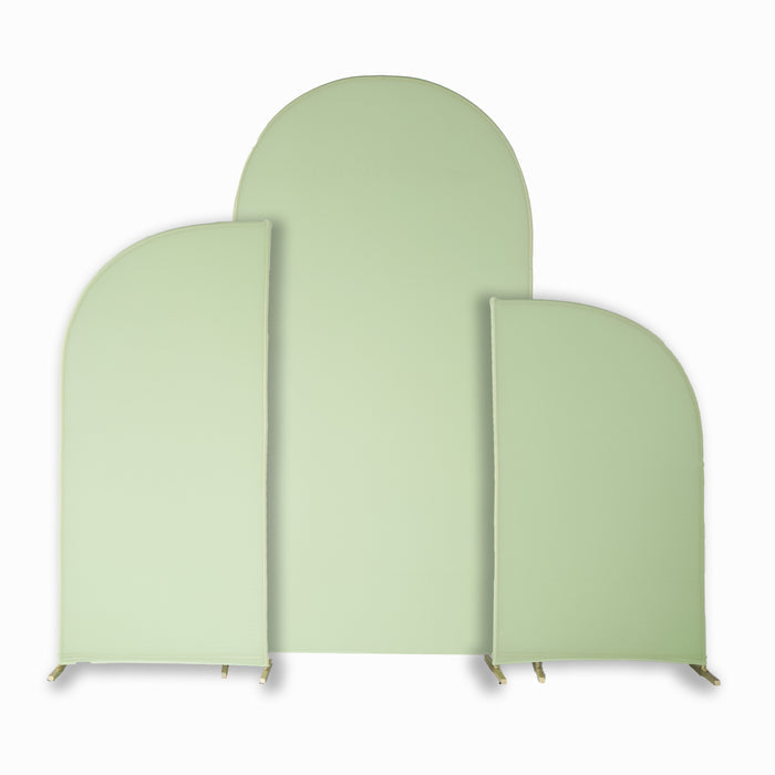 Spandex Arch Covers for Chiara Frame Backdrop 3pc/set - Mint Green