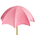 Spandex Cover for Adjustable Umbrella Centerpiece Stand Pink close up