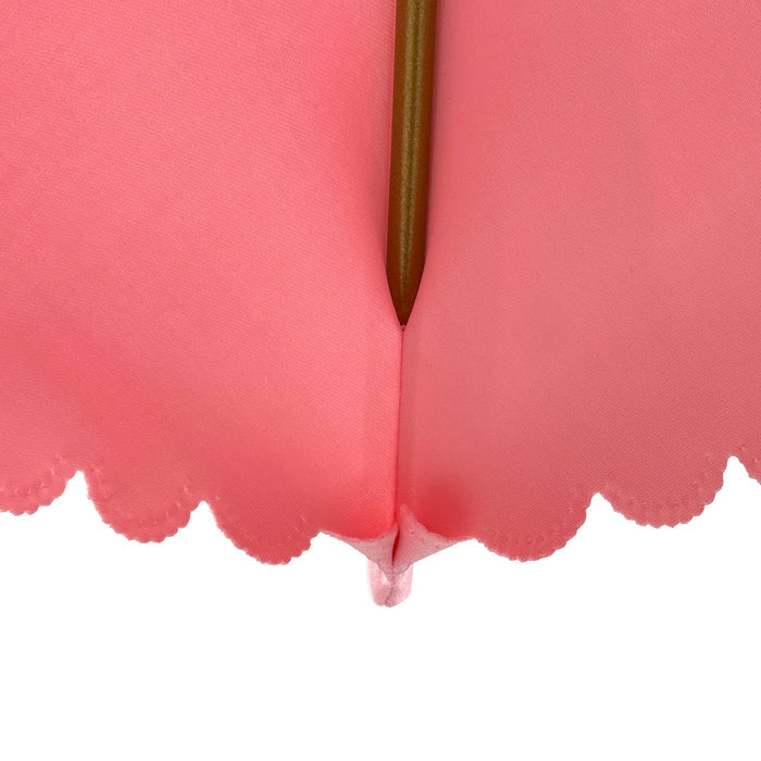 Spandex Cover for Adjustable Umbrella Centerpiece Stand Pink pocket view