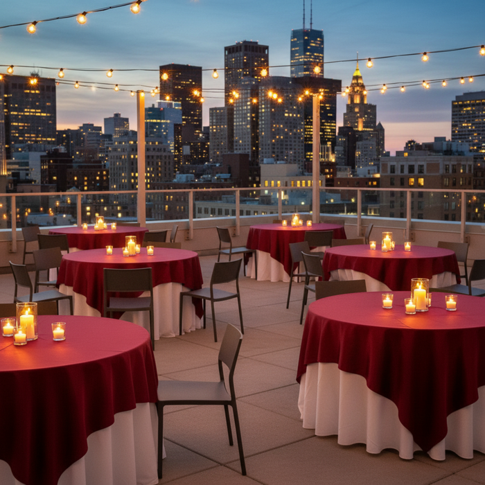 Outdoor Rooftop Evening