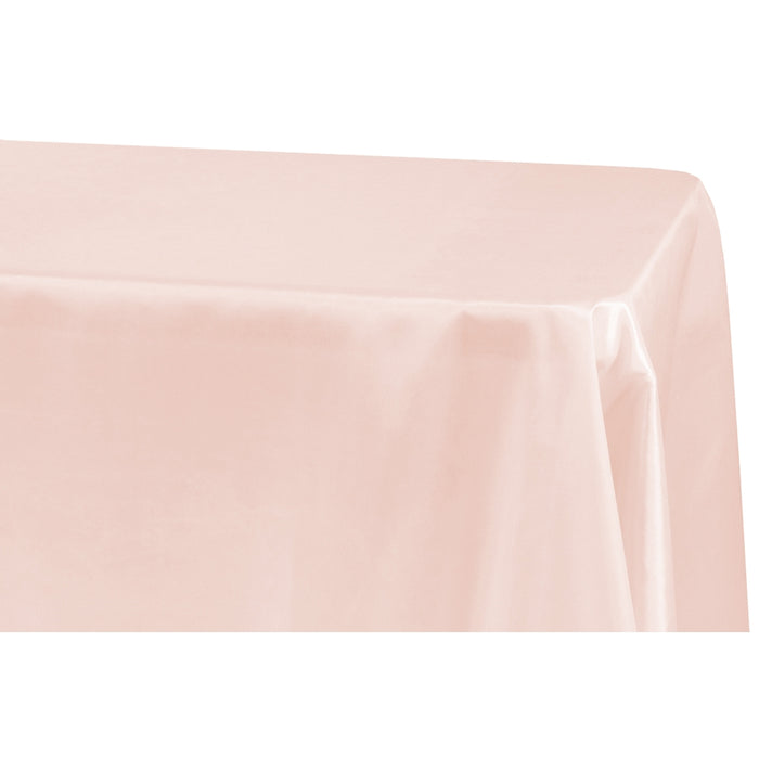 Taffeta Tablecloth 90"x156" Rectangular - Blush - CV Linens