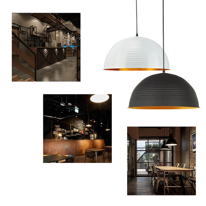 Black Metal Industrial Lampshade