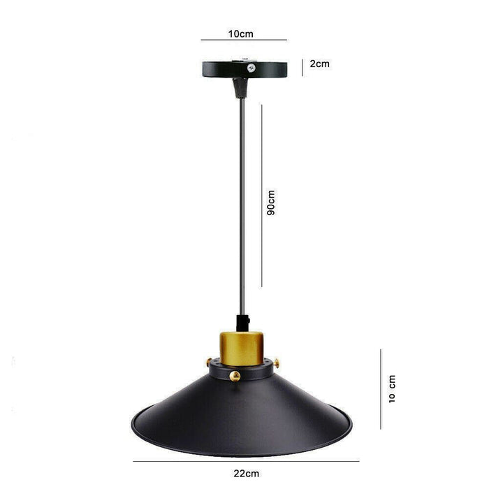 Metal vintage lampshade (19)