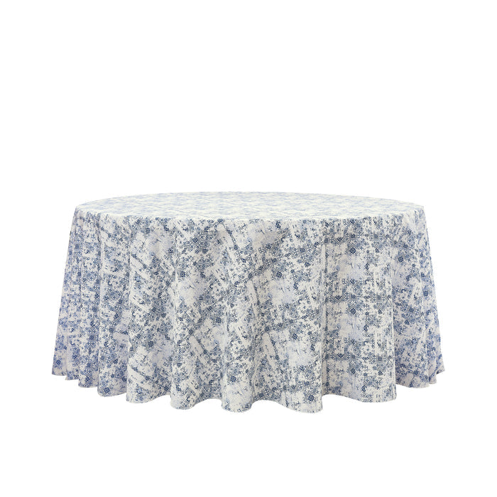 Vintage Mediterranean 132" Round Tablecloth