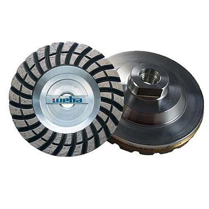 Weha 4" Aluminum cupwheel X Crs for Stone Fabrication