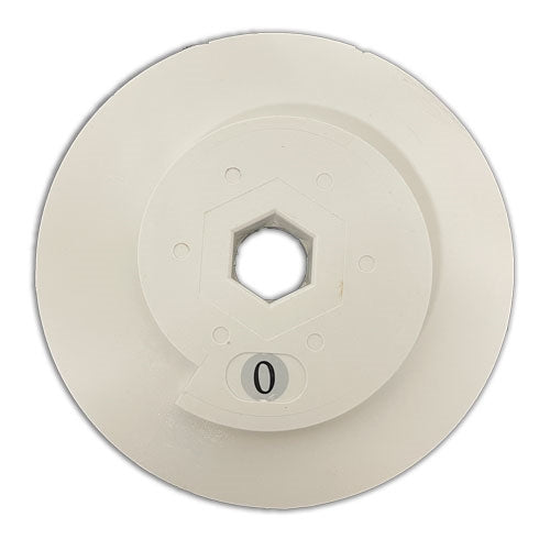Weha 6 inch Snail Lock Edge Polishing Wheel for Auto Edge Machines - close-up detail