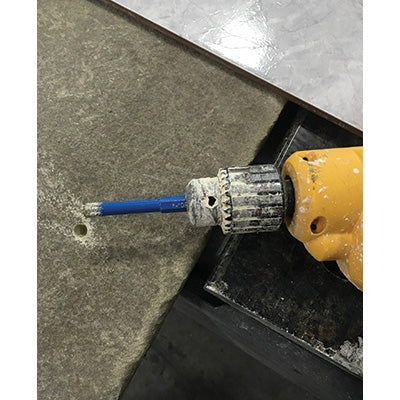 Weha Dry Magic Vacuum Brazed Diamond Core Bit Hex Shaft for Drill - in use