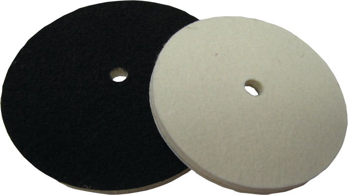 Weha Medium Density Felt Polishing Pad for Granite and Marble Buffing - 4"