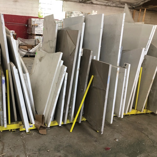 Weha Weha Yellow Remnant Rack for Stone Fabrication Workshop - additional view
