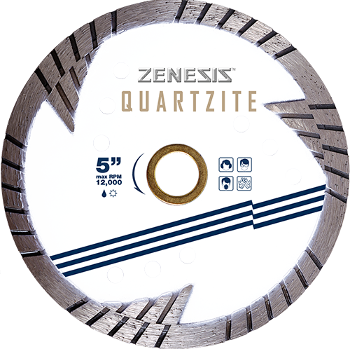Zenesis Quartzite Diamond Blade Wet Dry for Stone Cutting 5 to 6 Inch